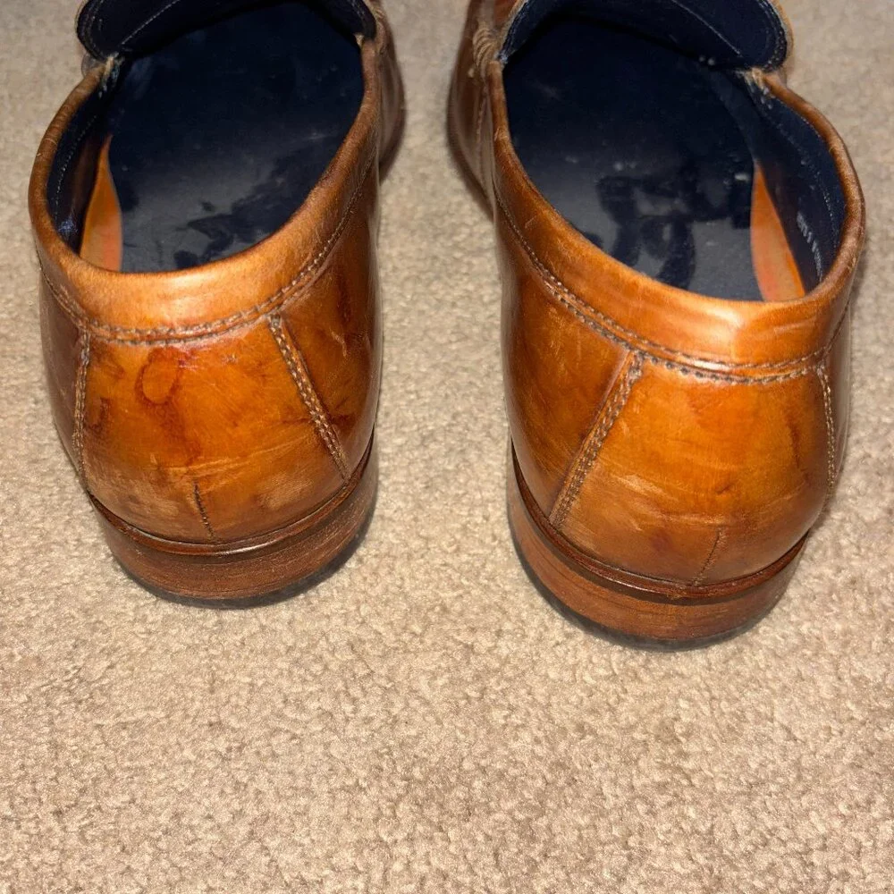 Cole Haan Brown Leather Penny Loafers